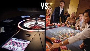 Diferencia entre casino en vivo y casino electrónico